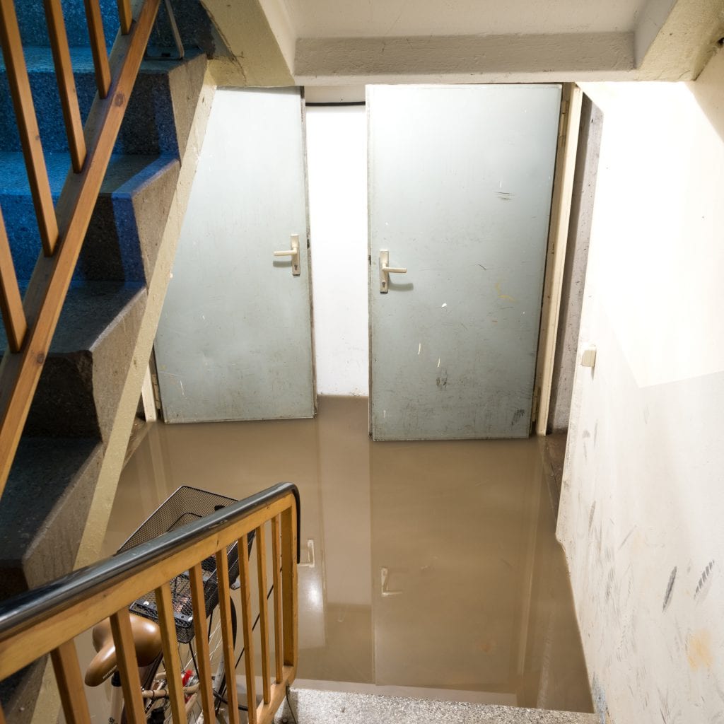 Excessive Flood Damage in a Basement